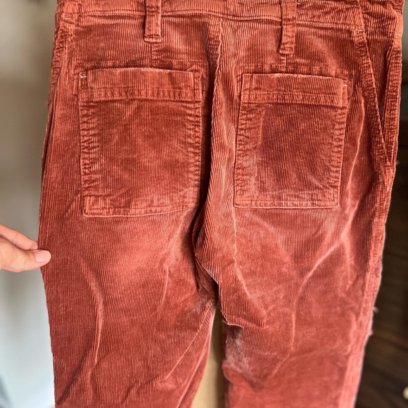 Anthropologie Picro “the wanderer” rust corduroy slim fit pants 25P - Picture 7 of 13